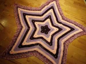 Mikey from The Crochet Crowd's Crochet Star