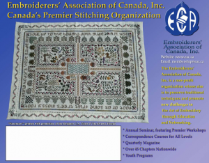Creativ Festgival, EAC, Embroiders Association of Canada