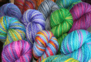 Hand Painted Yarn by Gail Stiver
