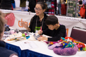 Young Felters at Creativ Festival 