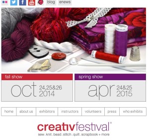 Creativ Festival Fall 2014 Website