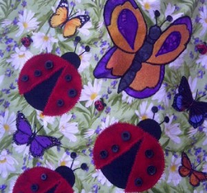 Applique Butterflies and Ladybugs, Cathy Mclean