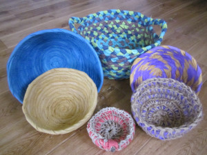 Fabric Bowls and Baskets