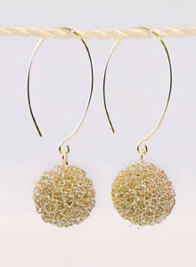 Wire Bead Earrings